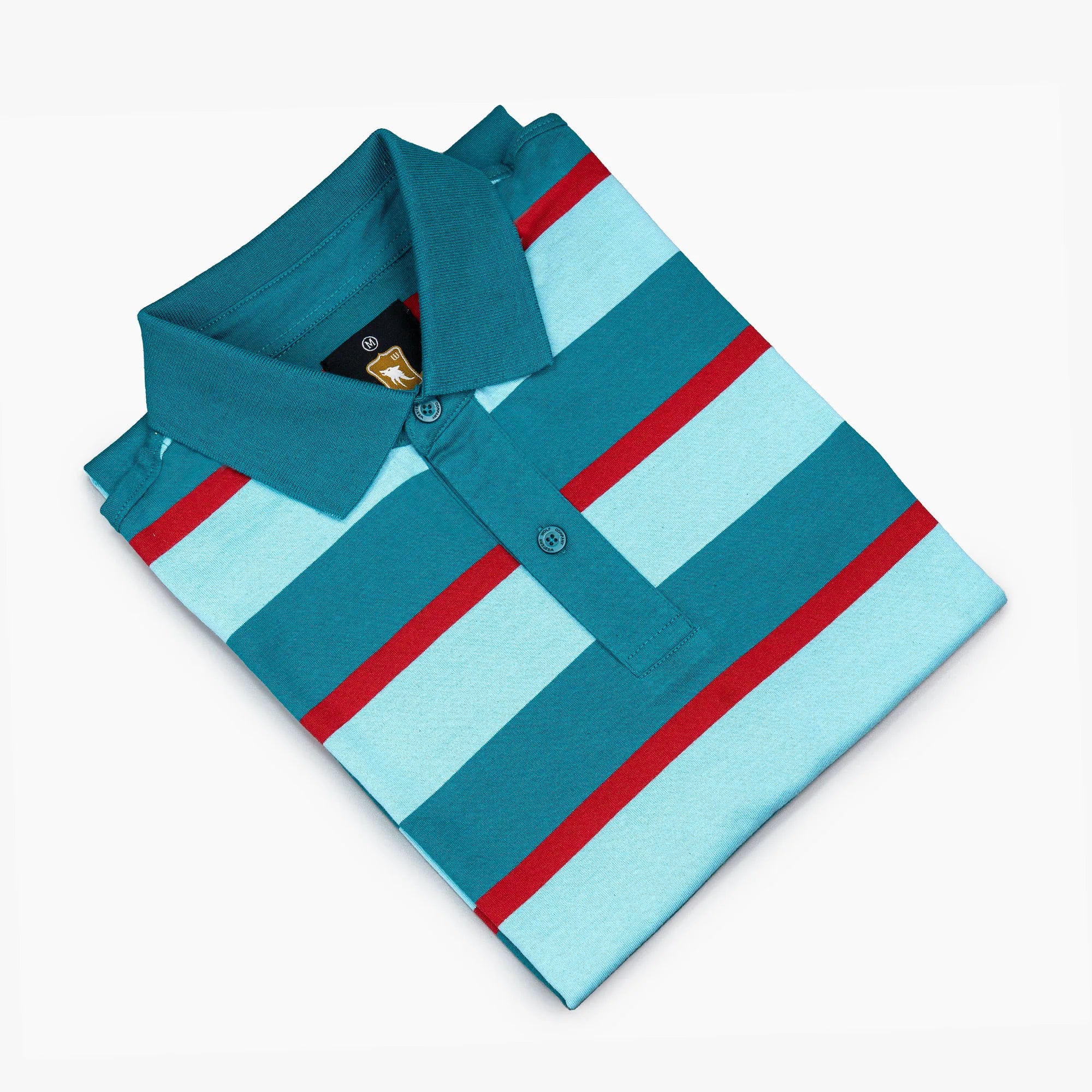 Stripe Polo - Green Multi