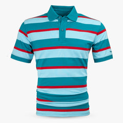 Stripe Polo - Green Multi