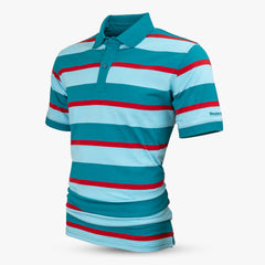 Stripe Polo - Green Multi