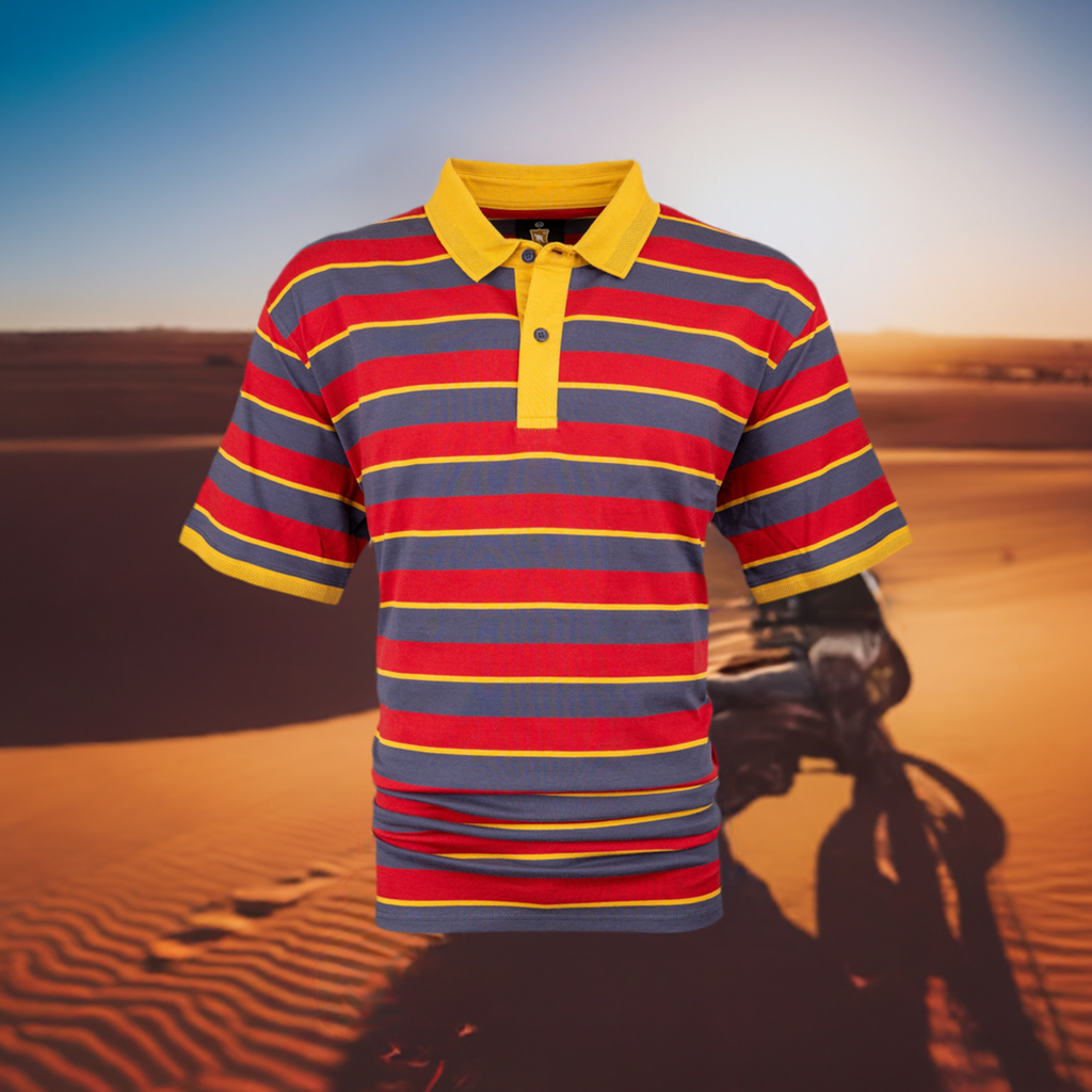 Roman stripe polo